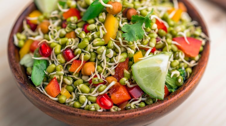 Healthy Sprouts Chaat Recipe